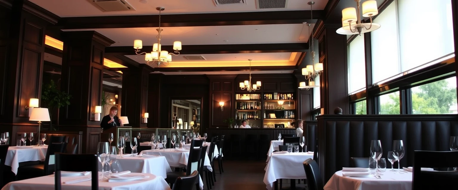 Elegant interior of La Dolce Vita restaurant